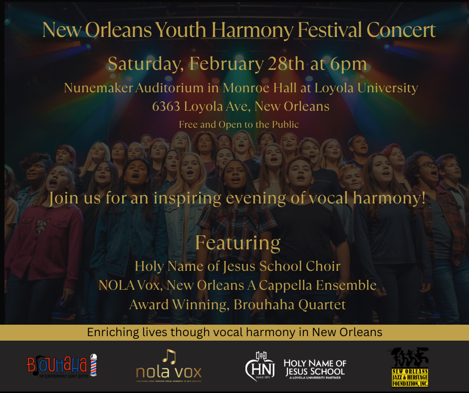New Orleans Youth Harmony Festival Performance New Orleans Youth Harmony Festival Performance