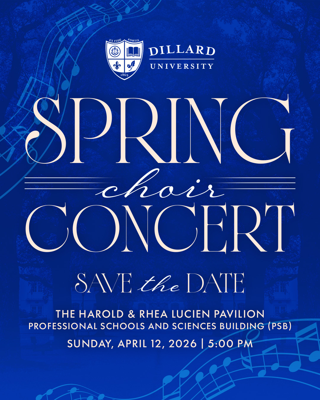Performance on Dillard University Concert Choir Spring Concert